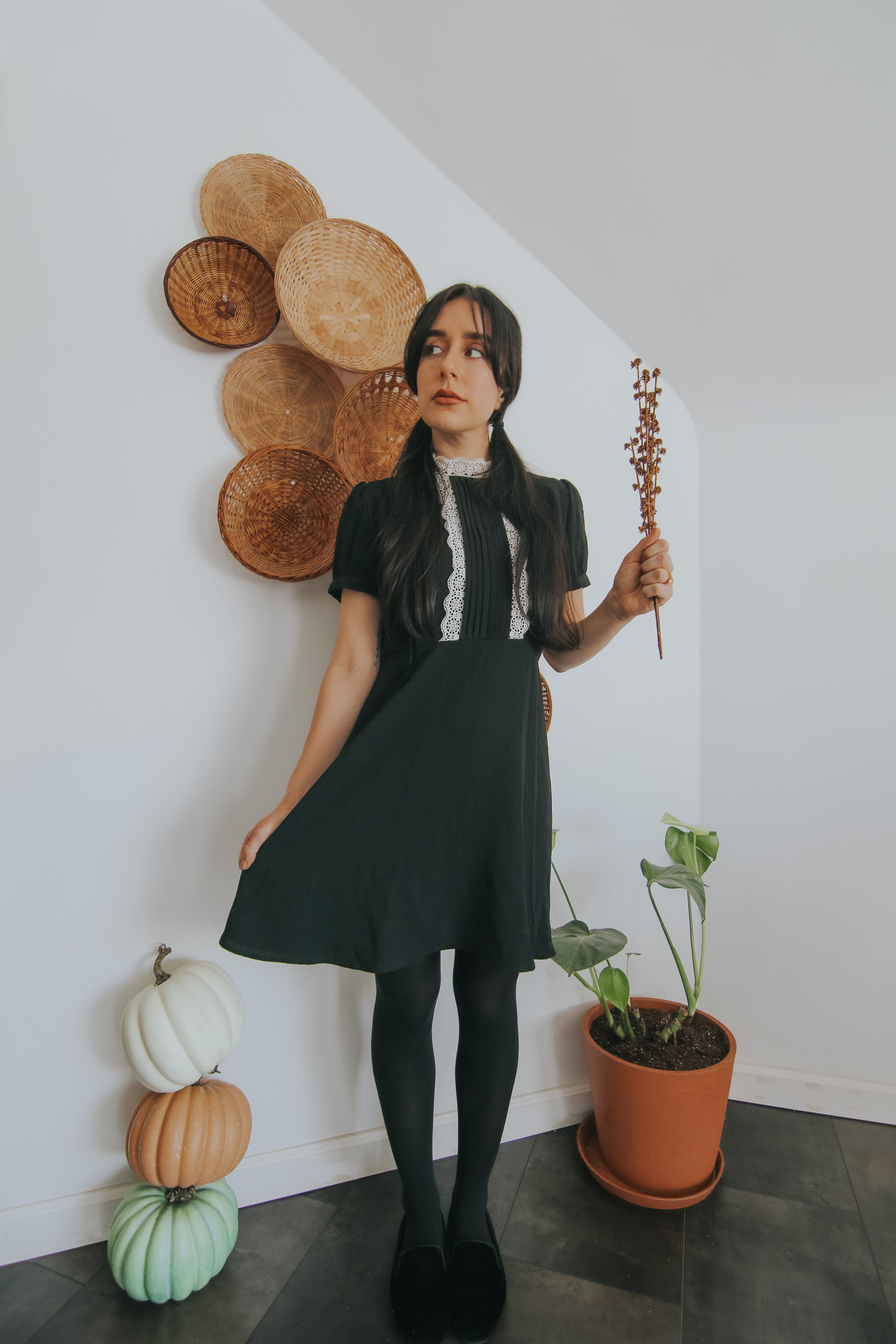 Wednesday Addams  Wednesday addams halloween costume, Halloween