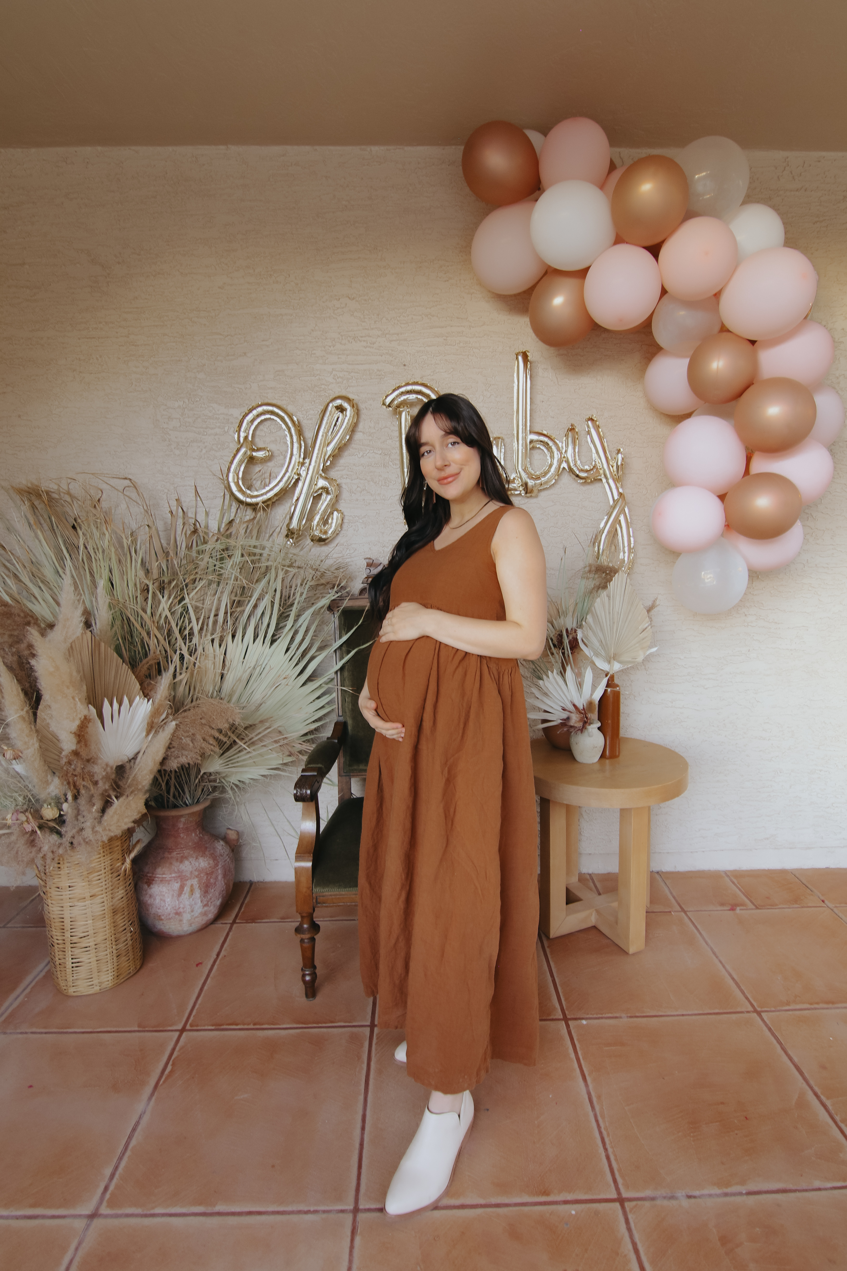 My Boho Baby Shower Decor & Outfit